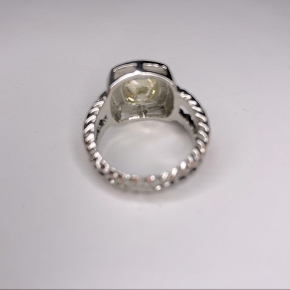 Double Cable band,  Cocktail ring  sz 8 - Picture 3 of 5